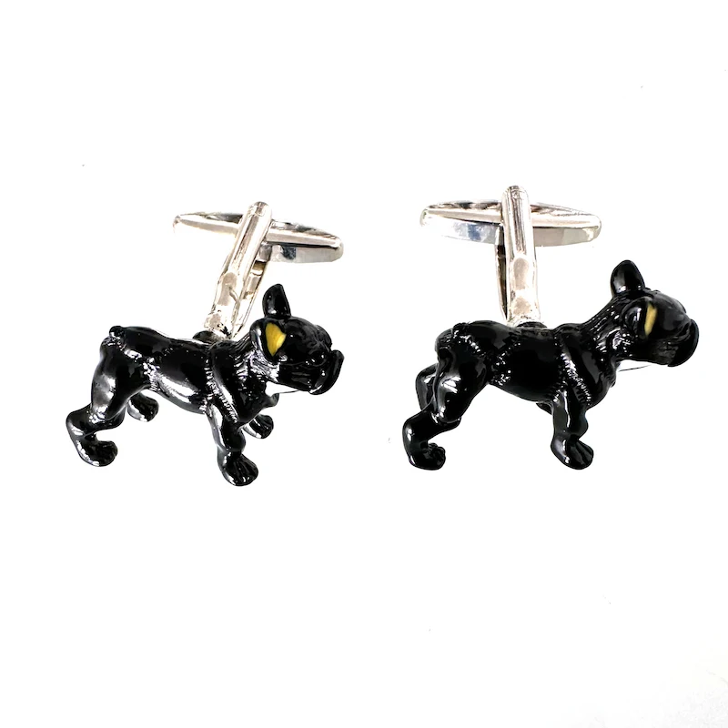 Keer necktie and accessories High-end dog design cufflinks for men