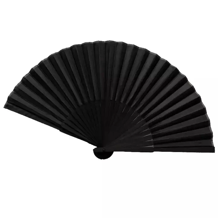 Chinese Style Black Vintage Hand Fan Folding Fans Dance Wedding Party Favor Chinese Dance Party Folding Fans