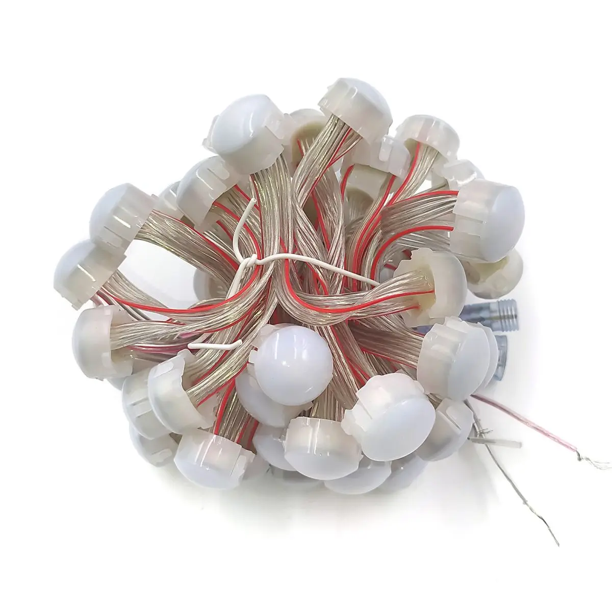 T20P50 LED grid screen flexible transparent irregular curtain wall ceiling pixel advertising display screen