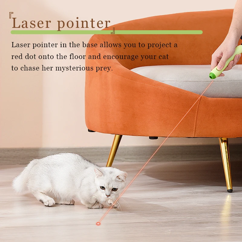 New CE pet cat toy laser pointer shark paw automatic cat teaser exerciser cat laser pointer toys