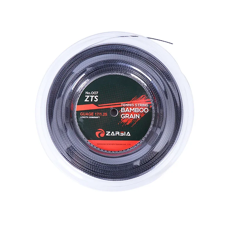 Bamboo tennis string polyester tennis rackets string durable tennis string 1.25mm