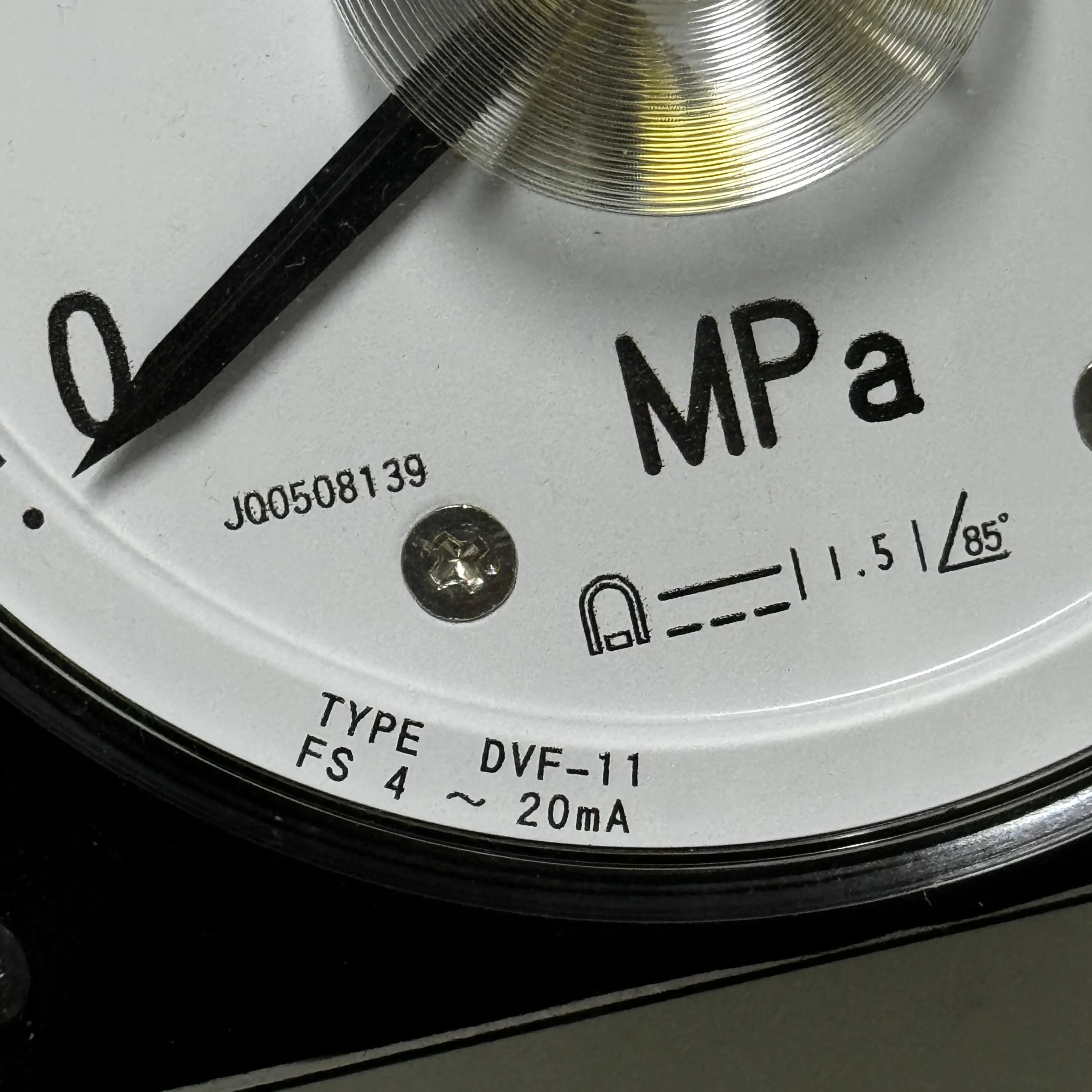 Toyo Keiki DVF-11 Panel Meter Gauge 0-2 MPA