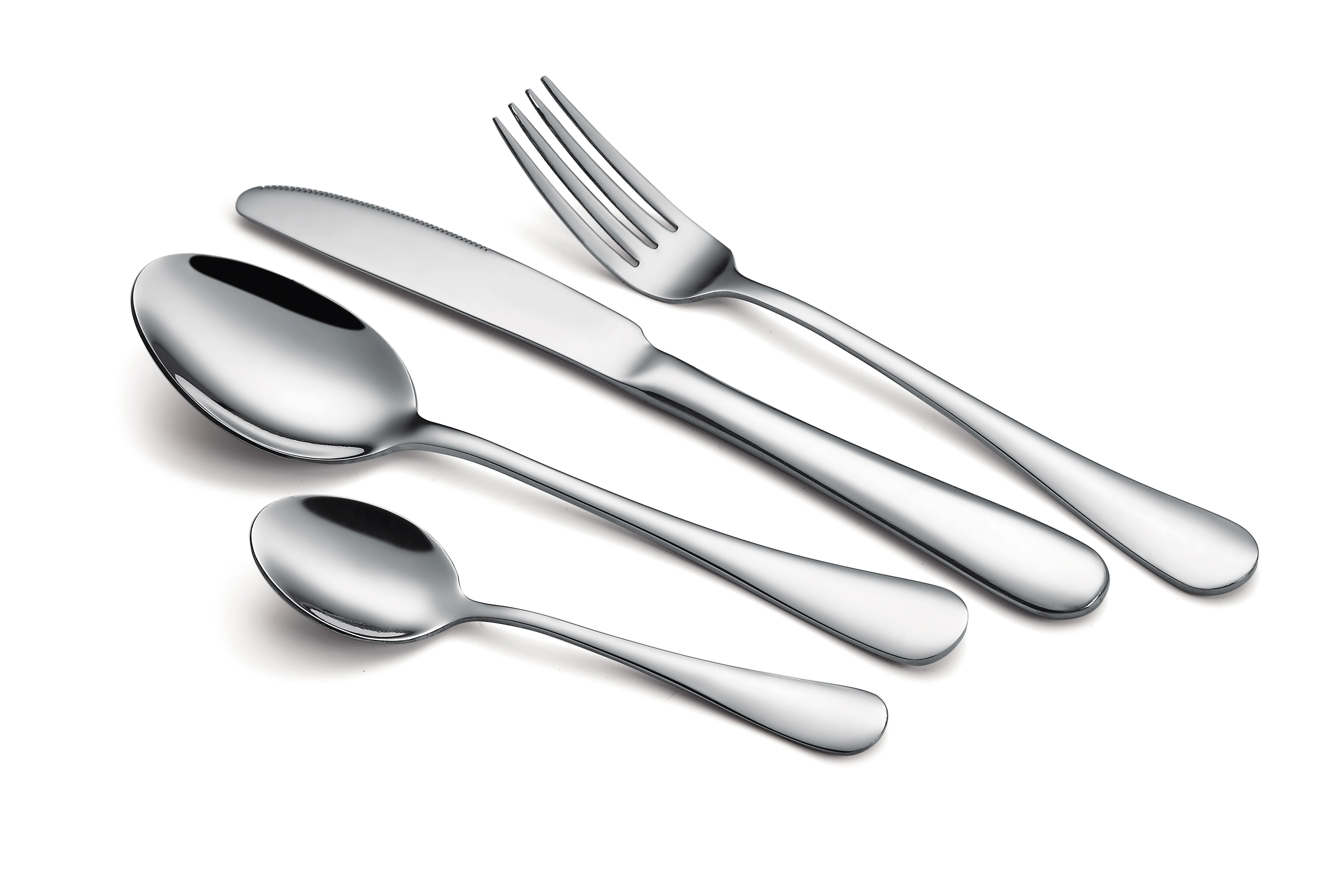 
24 pcs/Set Stainless Steel Cutlery Set with Wire Stand 