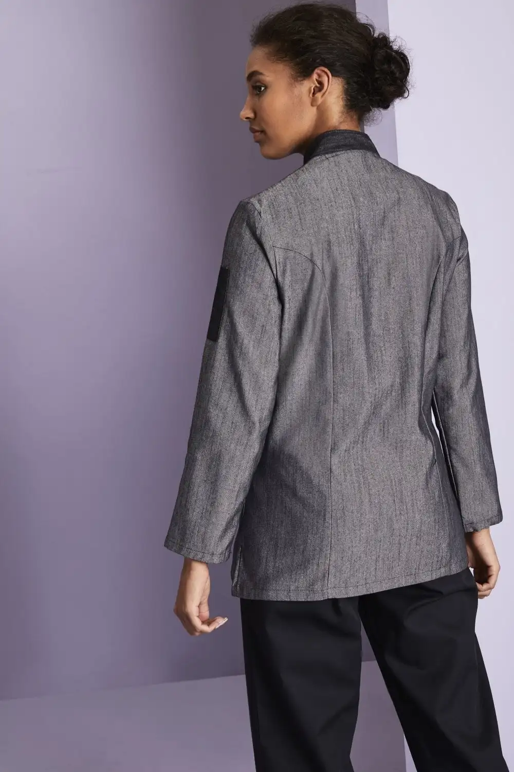 Высококачественная унисекс куртка с воротником-стойкой и длинным