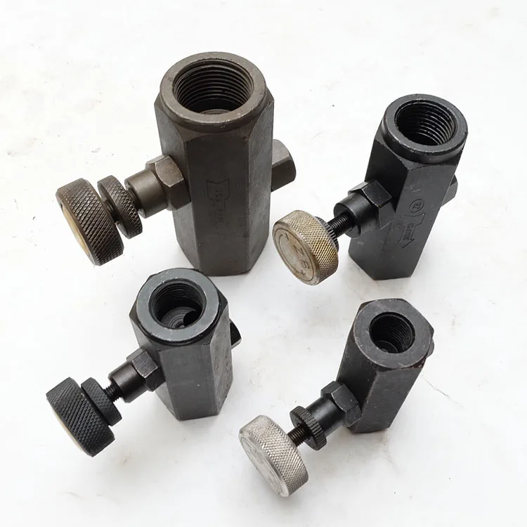 KC series Hydraulic screw type one - way flow control regulating throttle valve KC-02 KC-03 KC-04 KC-06 KC-08