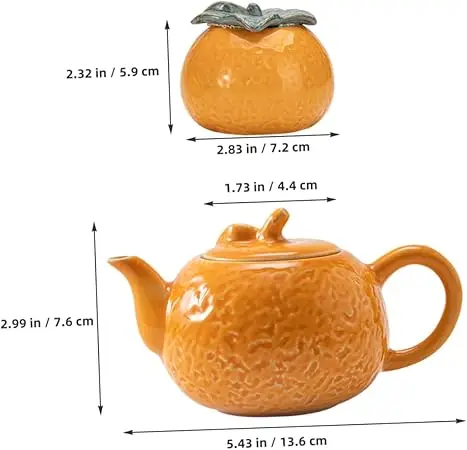 Portable Ceramic Tea Pot Kettle Handmade Porcelain Tea Kettle Set