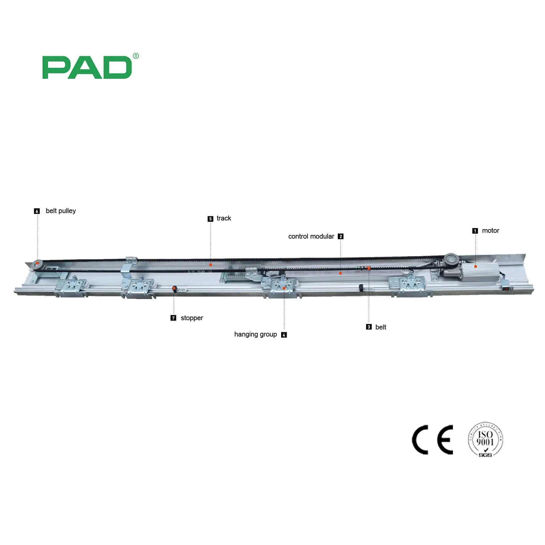 High quality heavy duty door prices electric sliding glass door opener automatic door operators with remote control