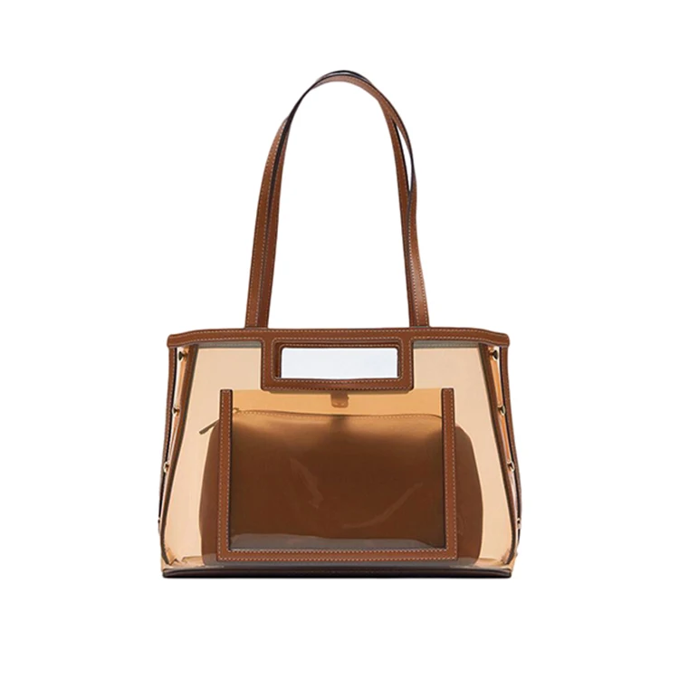 Custom Luxury Big Capacity Jelly Shoulder Hand Bag And Purses From China Clear Bags Women Handbags