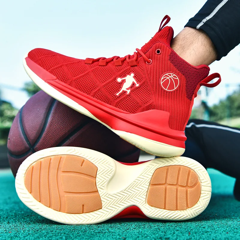 Famous style China factory play ball men and women brand for kids sports basketball shoes for sneaker