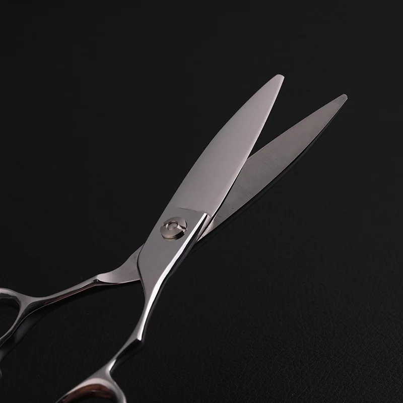 Hitachi Scissor Thumb Ring Tattoo Bumper Barber for Training Hair Scissors Blunt Straight Beauty Tools Trending 9CR Carbon Fiber
