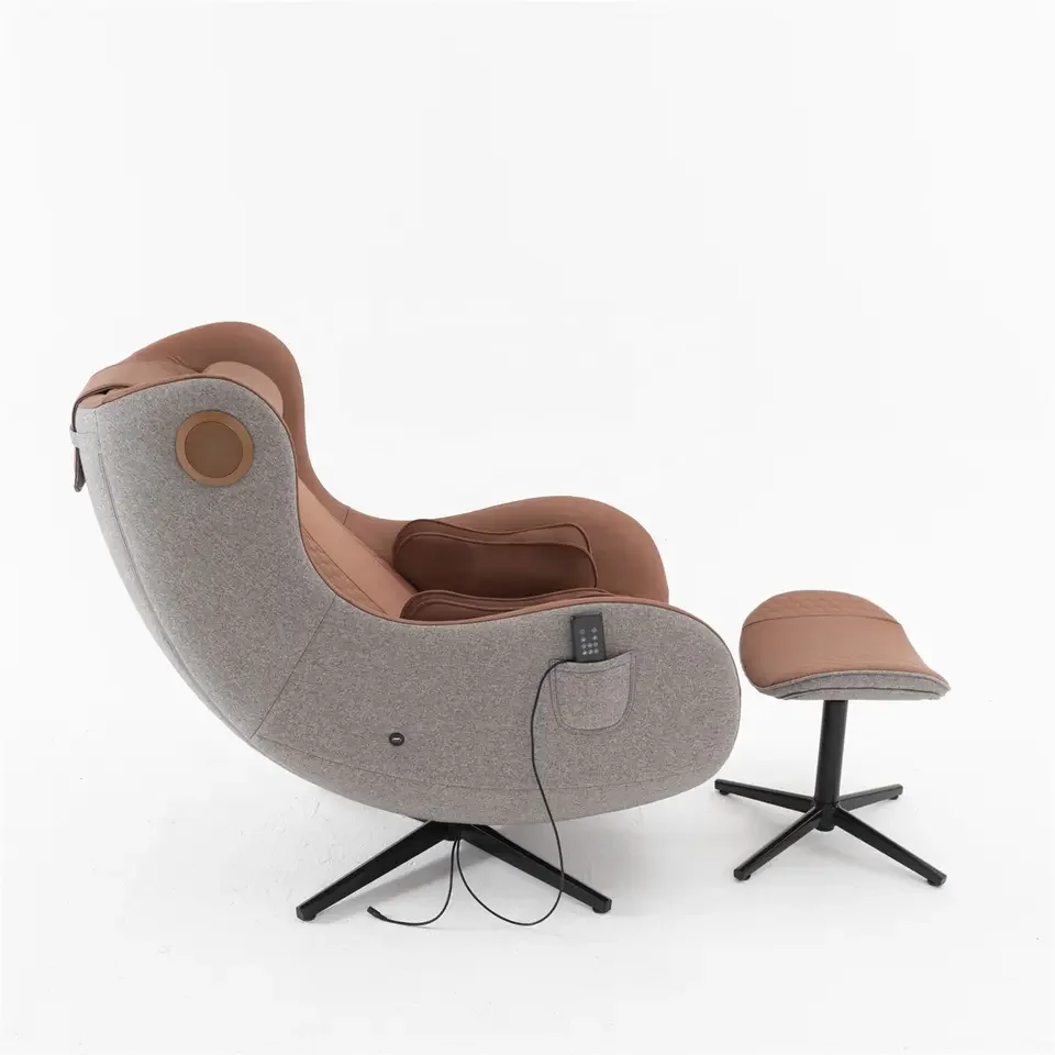 2023 Trendy design modern leather single sofa sitting room furniture living room sofa 3D simulation manipulator massage chair