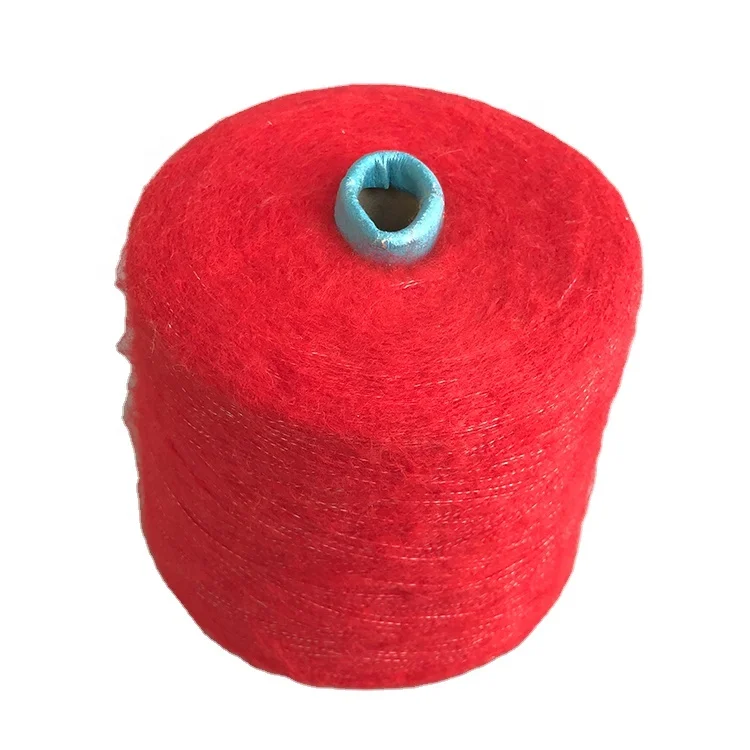 
Best Price 1/13NM Mohair wool blend dyed colored dot yarn for hand knitting 