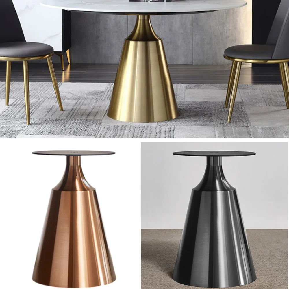 Factory price Stainless steel heavy duty wholesale luxury table modern base