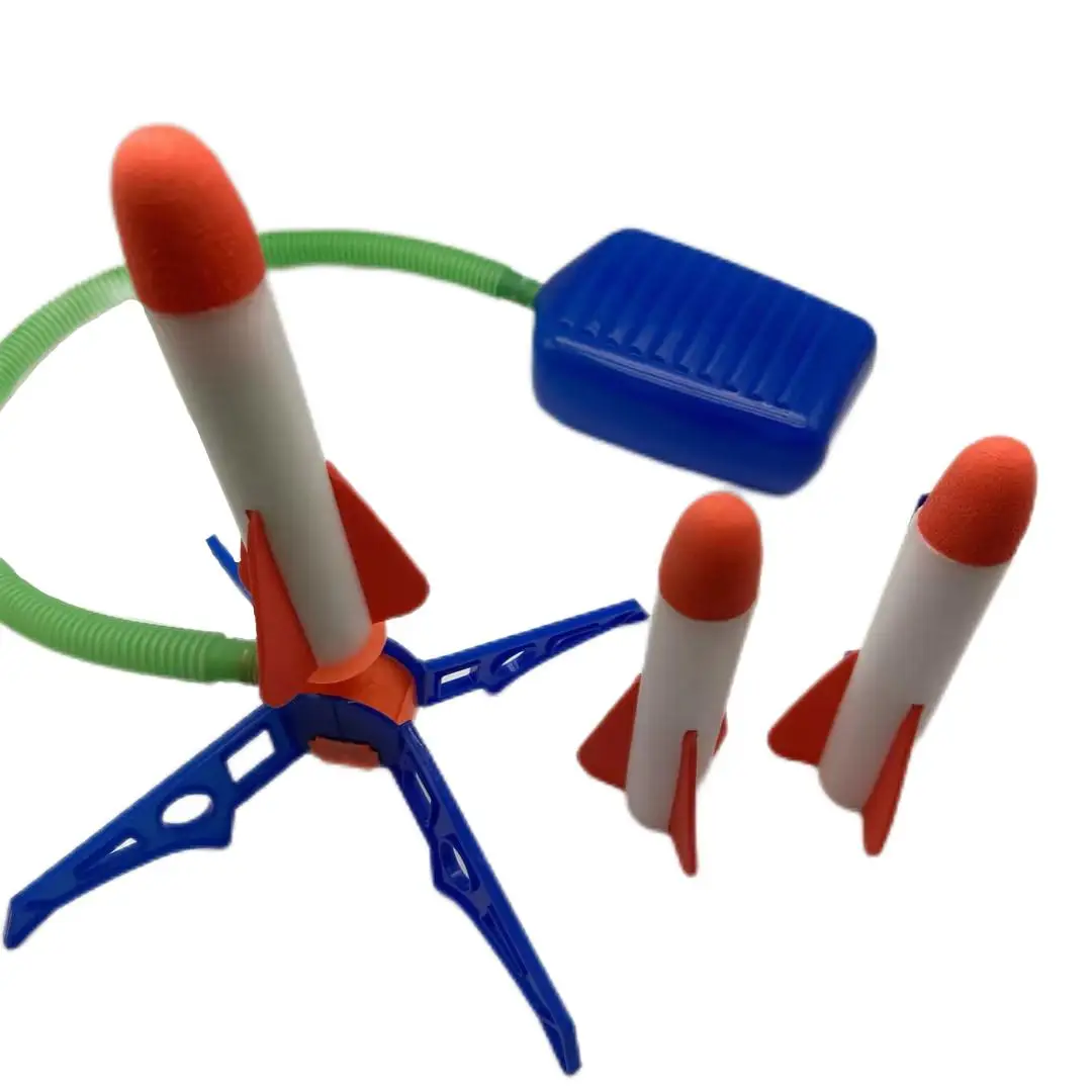 Kids Air Stomp Rocket Foot Pump Launcher Toys Sport Game Jump Stomp Outdoor Child Play Set Jump Sport Games Toys For Children