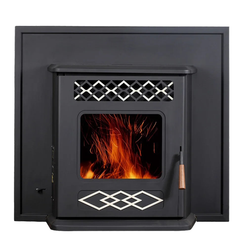 Freestanding China Supplier estufe de pellet multi-fuel stove for Home Use Fireplace 8kw Pellet Stove