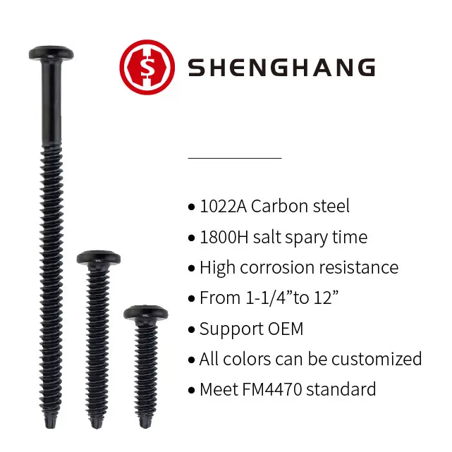 FM Approved Factory customized wholesale #14 HD Roofing Fasteners Steel & Wood Deck Roofing Fasteners