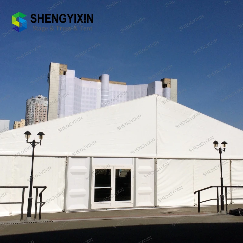 Hot Sale Outdoor Canvas Wedding Large Exhibition Tent for Rear Courtyards Storage Industrial Warehouse Tents