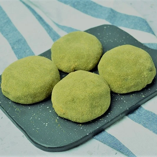 Matcha Red Bean Daifuku Mochi Rice Cake Halal Frozen Dessert Manufacturers in Malaysia