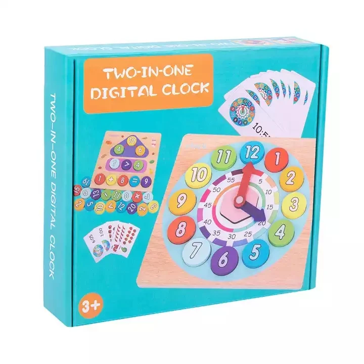 Wooden Toy English&Mathematics Spelling Game Teaching Flash Card