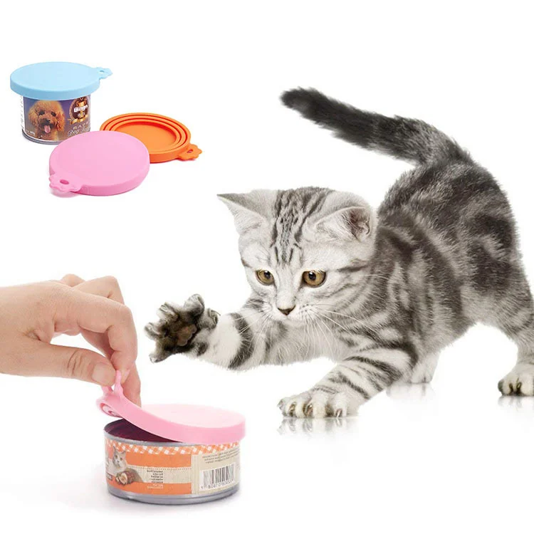 Food Grade Silicone Can Lid Can Covers Most Standard Size Dog And Cat Can Tops