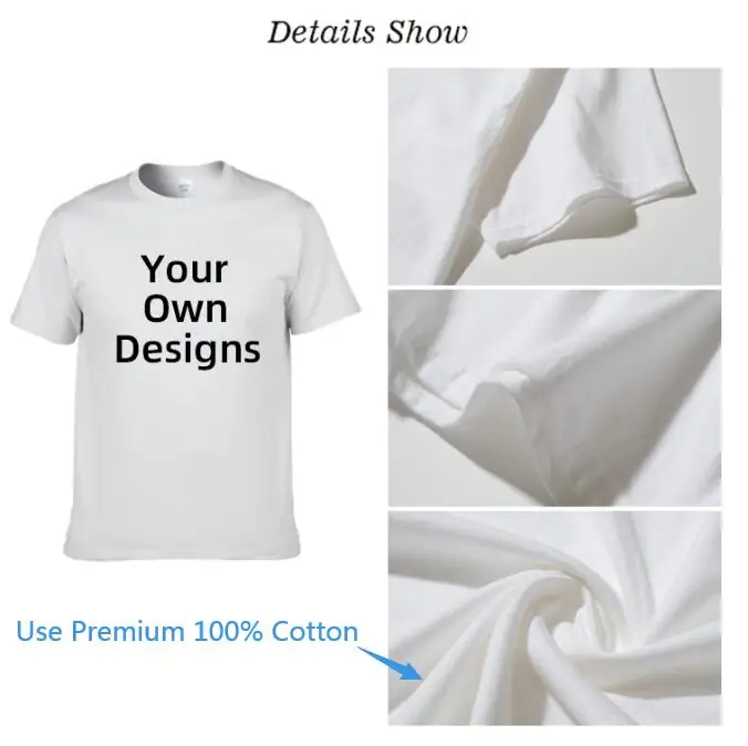 Оптовая продажа, качественная футболка, белая футболка унисекс с принтом логотипа, черная свободная футболка оверсайз с тяжелым принтом для женщин и мужчин, 100 хлопок, под заказ