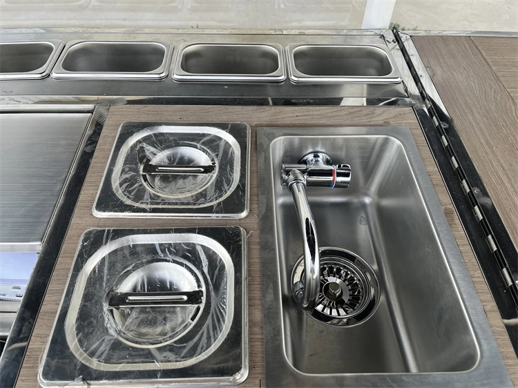 New design Foldable Electric mobile food Bike Folding crepe waffle Carts bar serving Drinks 3 Wheel Bicycle