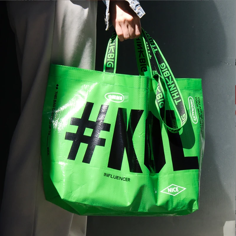 Pp Woven Bag Polypropylene Bag Custom High Quality Extra Large Capacity Laminated PP Woven Shopping Bag