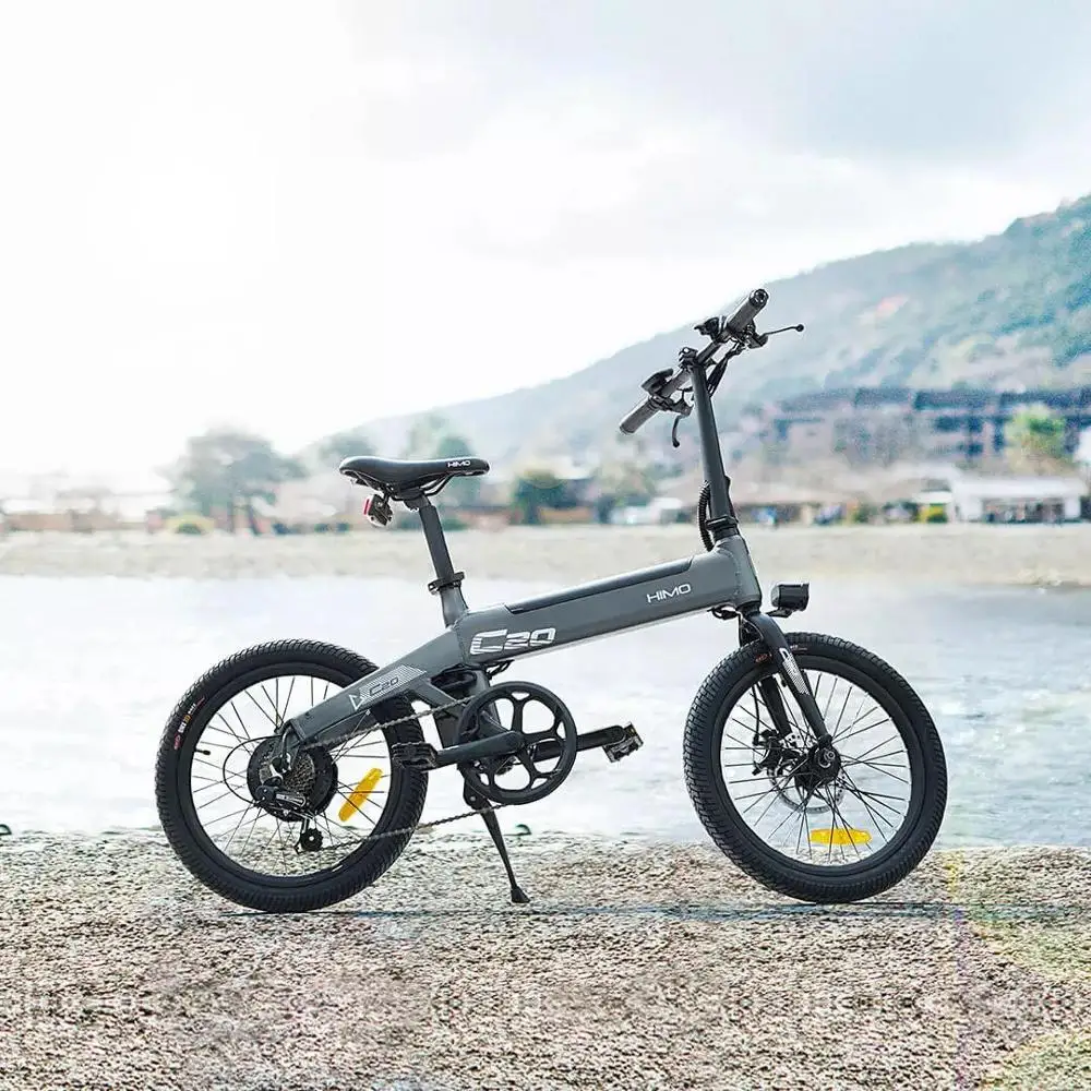 
Hot Sale Front and Rear Double Brakes HIMO C20 Electric bike Folding Bicycle 250W 20 Inch 25KM/h 50-80KM Range HIMO 