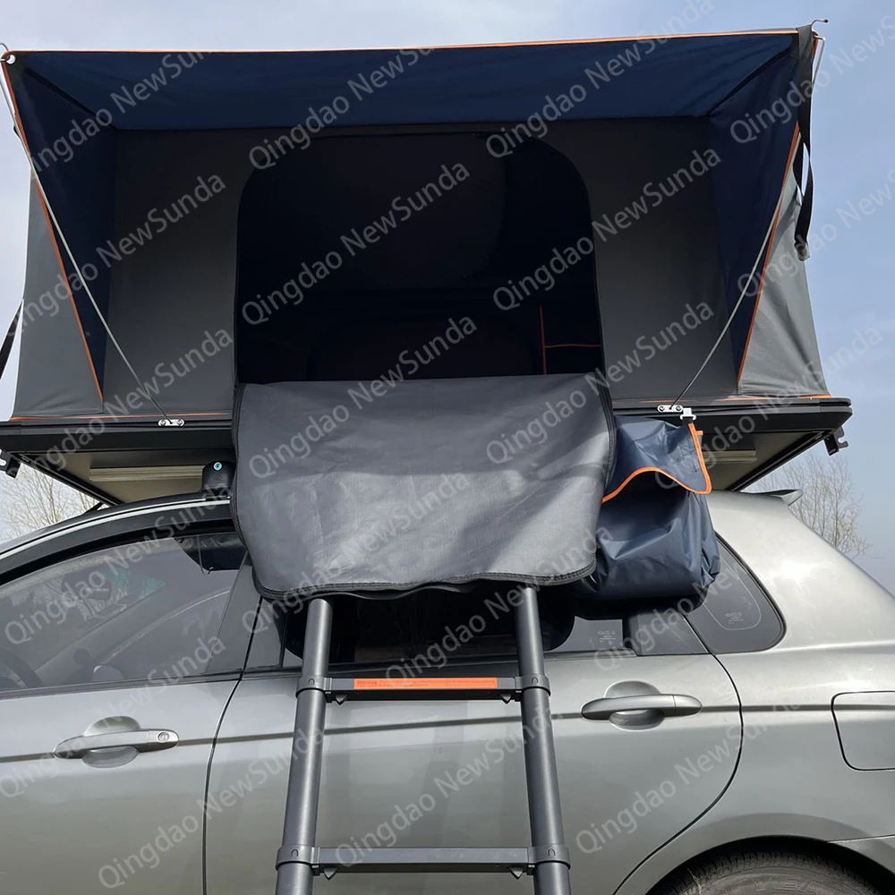 Customized  Waterproof  Roof Top Tent Lightweight Adventure Outdoor 2-3 Person Roof Tent Escape Aluminum Car Roof Top Tent box