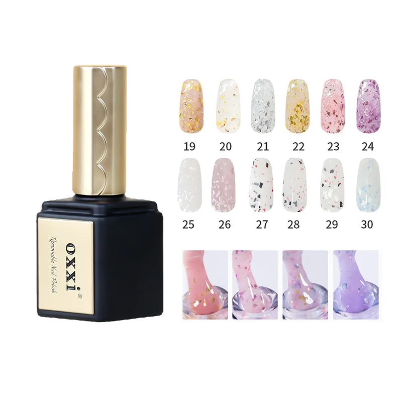 OXXI Private Label 15ml Soak Off Uv Gel Nail Polish Custom Color Long Lasting Esmalte Permanentes Gel Nail Polish