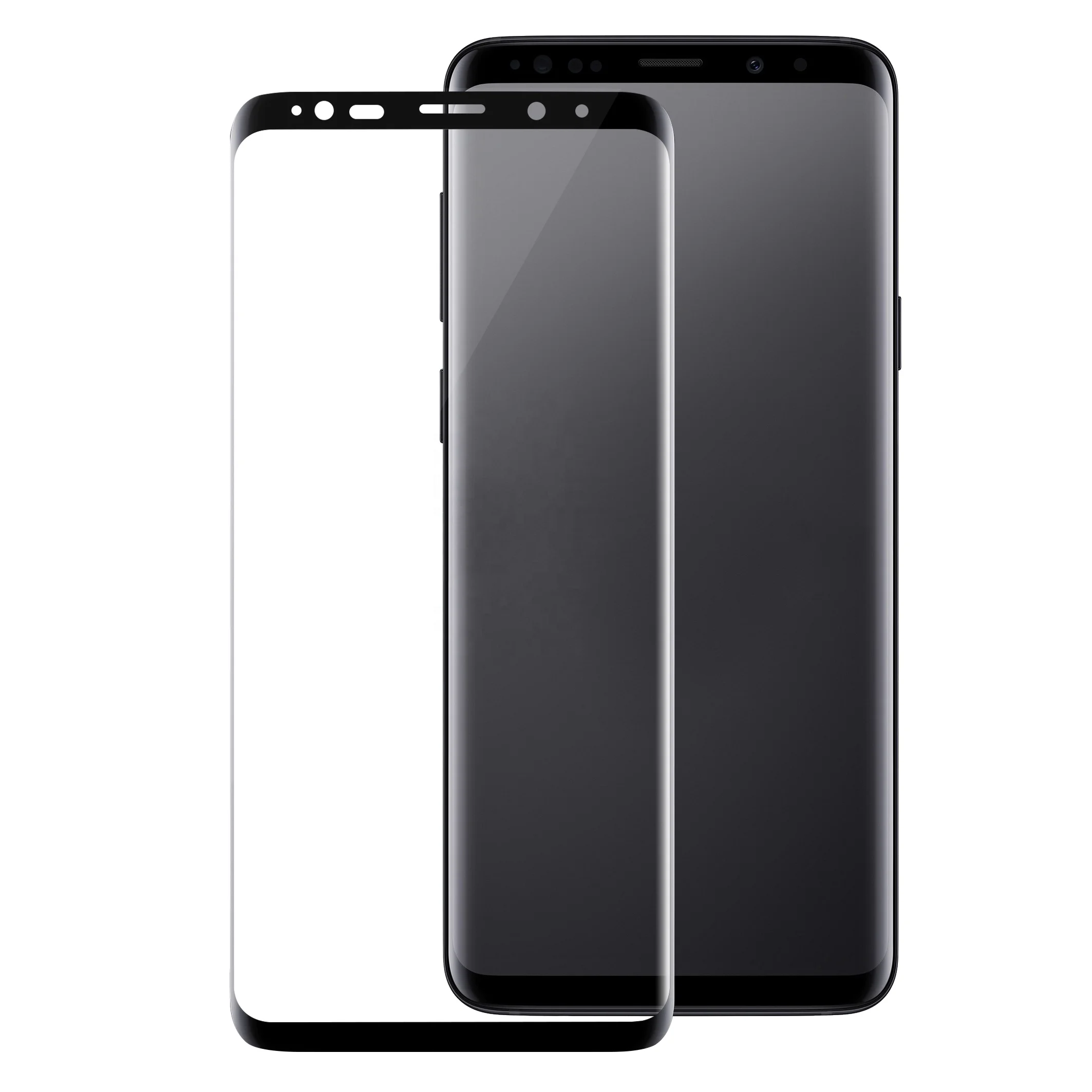 Закаленное стекло 9H с полным покрытием для Samsung Note 8/S9 производитель