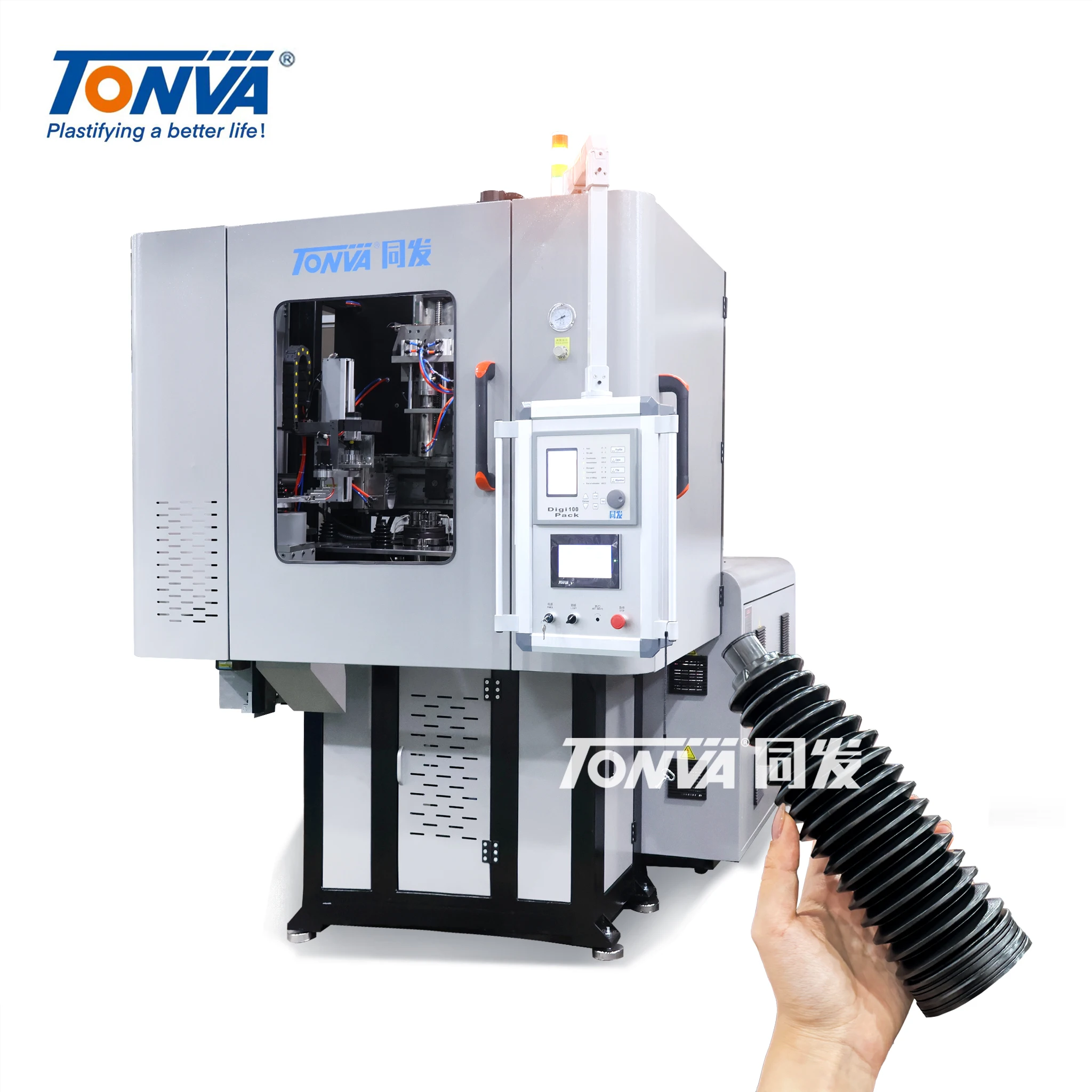 Plastic Pinion Bellows Boot Kit Blow Molding Making Machine For Automobile Parts