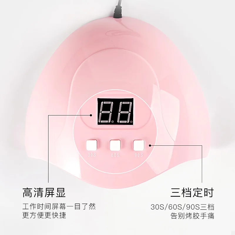 X3 Usb 18beads 54w Mini Nail Dryer Uv Led Lamps For Gel Nail