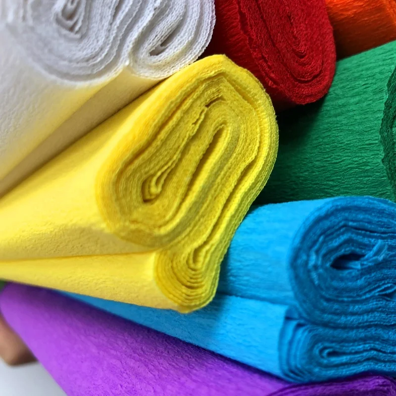 17gsm can be custom color crepe paper with cheap price