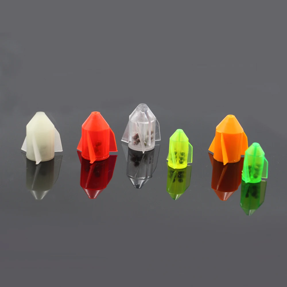 
China wholesale Plastic Fishing Lure Baits rigger turbo Rattles fishing rig rattle making sound noise rattles 