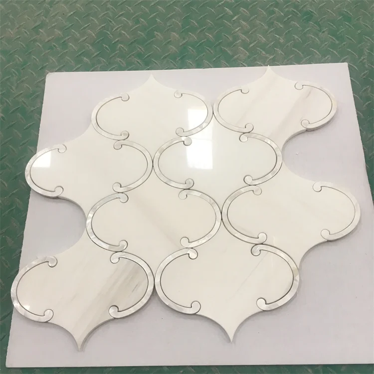 Waterjet Mix Color Flower Patterns Decoration Hotel Villa Project Wall and Floor Tiles Marble Mosaic