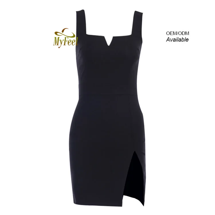 Женское сексуальное платье в европейском и американском стиле, летнее черное платье, элегантное мини-платье из 100% хлопка