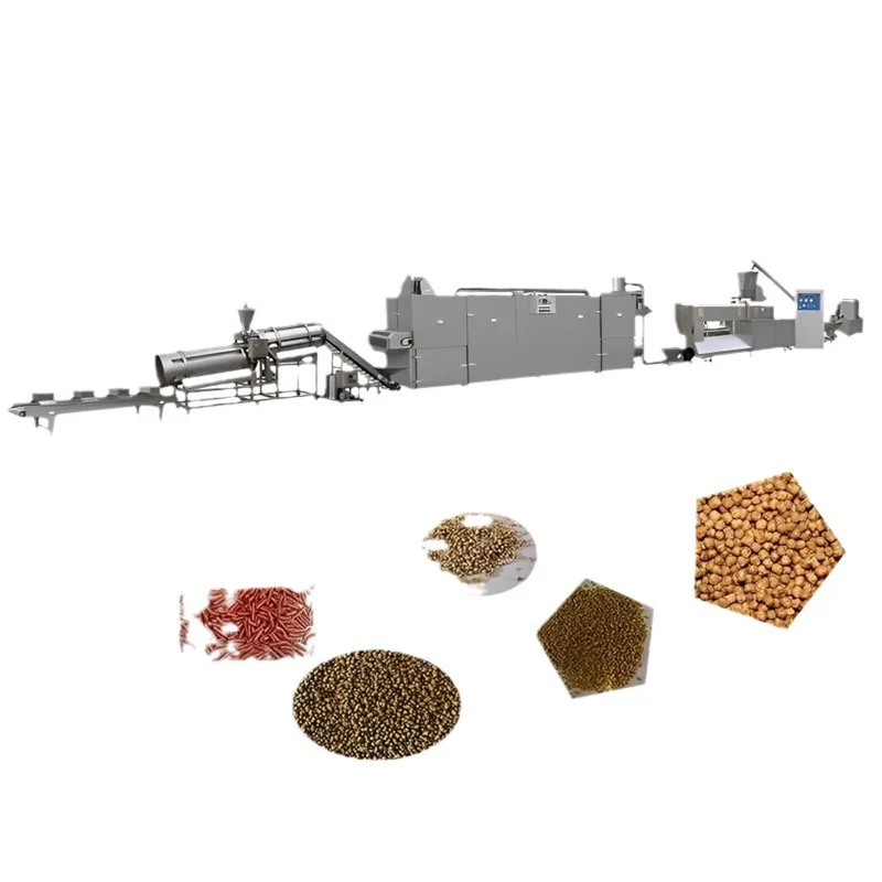 fish feed extruder manufacturing machine/fish feed double screw extruder