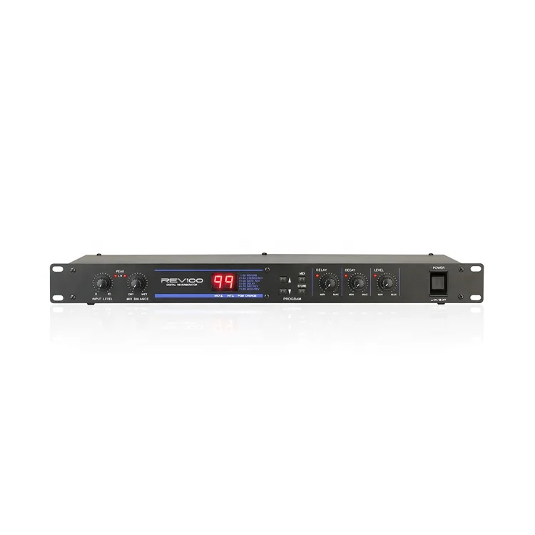 REV100 Superior Sound Quality Digital Reverberation Effector with 99 Programs/Audio Processor/Advanced MIDI Features