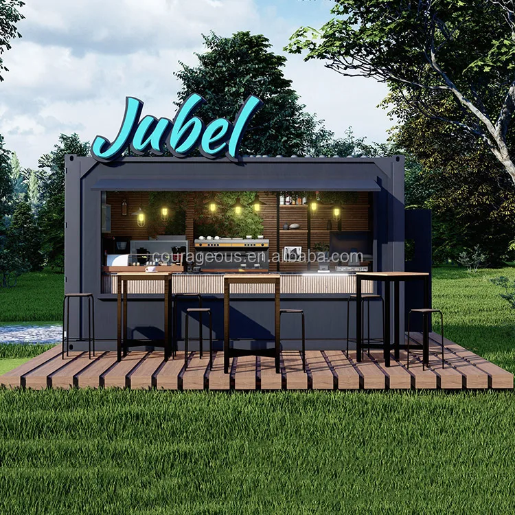 container van kiosk modern container coffee shop design