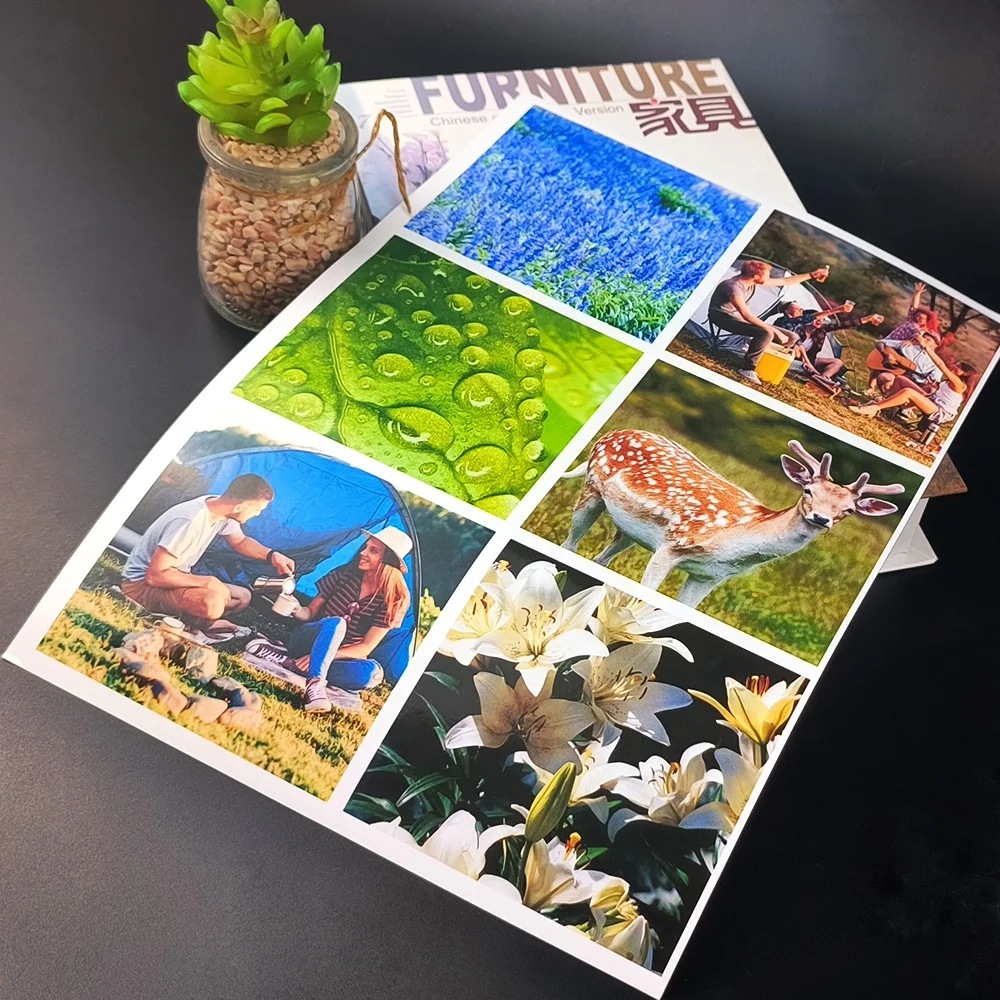 Magnet Paper Sheets A4 Photo Adhesive Flexible Sticker Fridge Inkjet For Printing Custom With Magnets Printable Magnetic Sheet