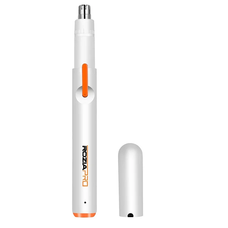 
Mini Pen Shape Electric Rechargeable Nose Hair Trimmer Stainless Steel 