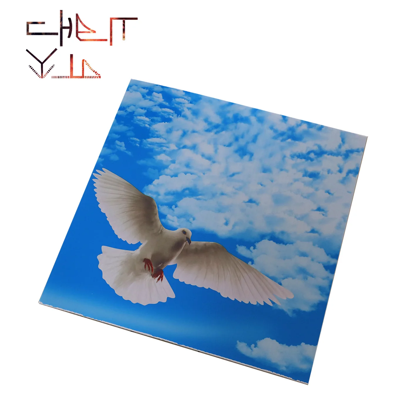 2 by 2 feet 60cm square pvc false ceiling gypsum tile hot stamping pvc sky ceiling drop roofing