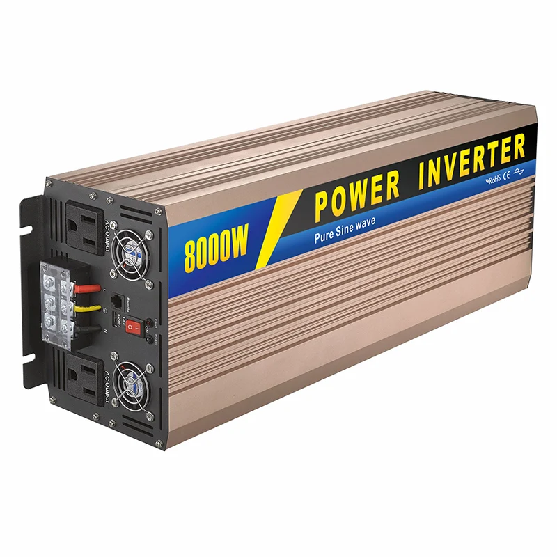 Jiangtek PS-8000 инвертор 8000w солнечный 12В/24В/48В в немодулированная Синусоидальная волна постоянного тока для питания