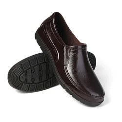 Best Kitchen Safety Shoes Multi-purpose Work Protective Winter Non Slip Leather Waterproof Chef Shoes