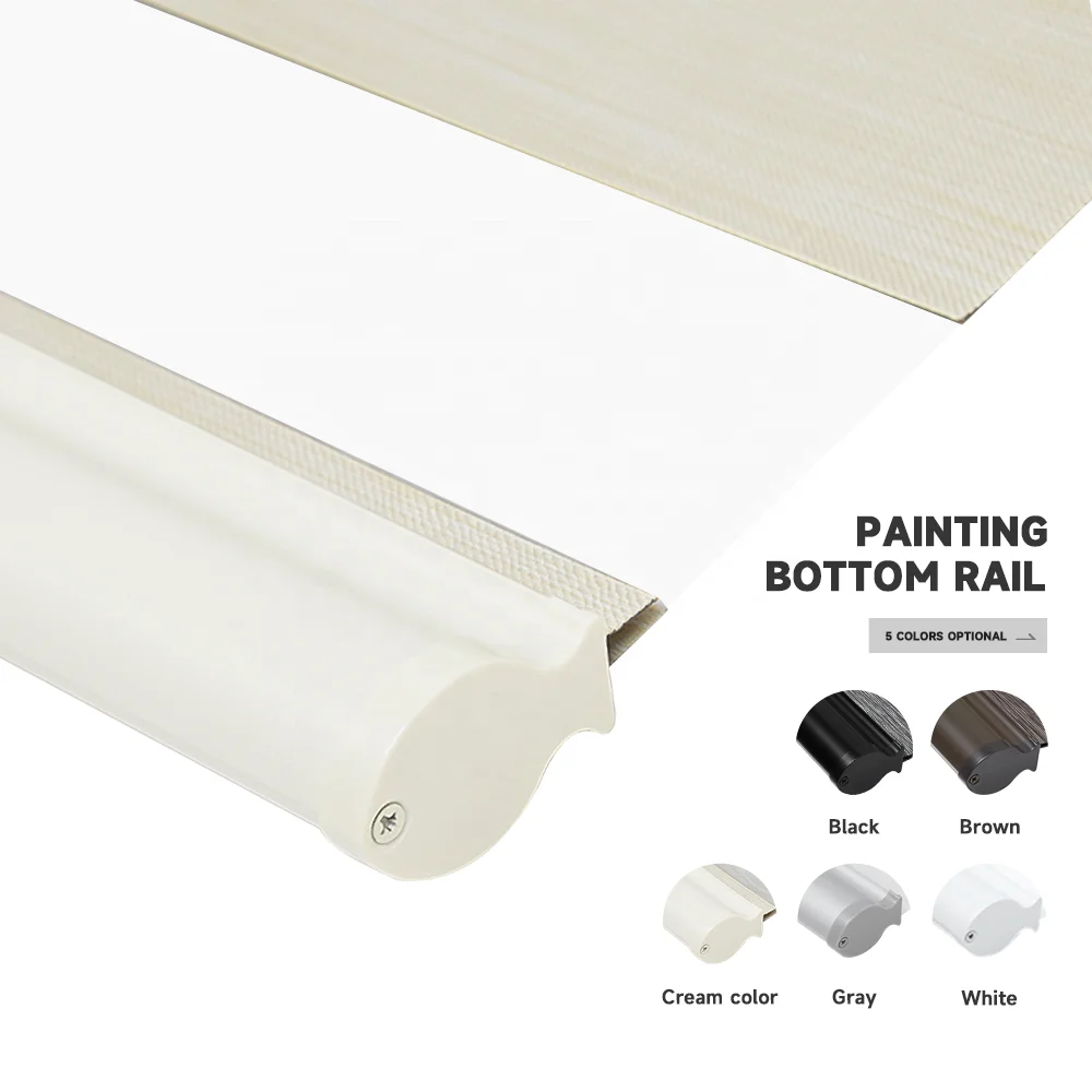 Automatic Cordless Curtain Blinds Blackout Motorized Window Zebra Roller Shades for Windows Smart Controlled