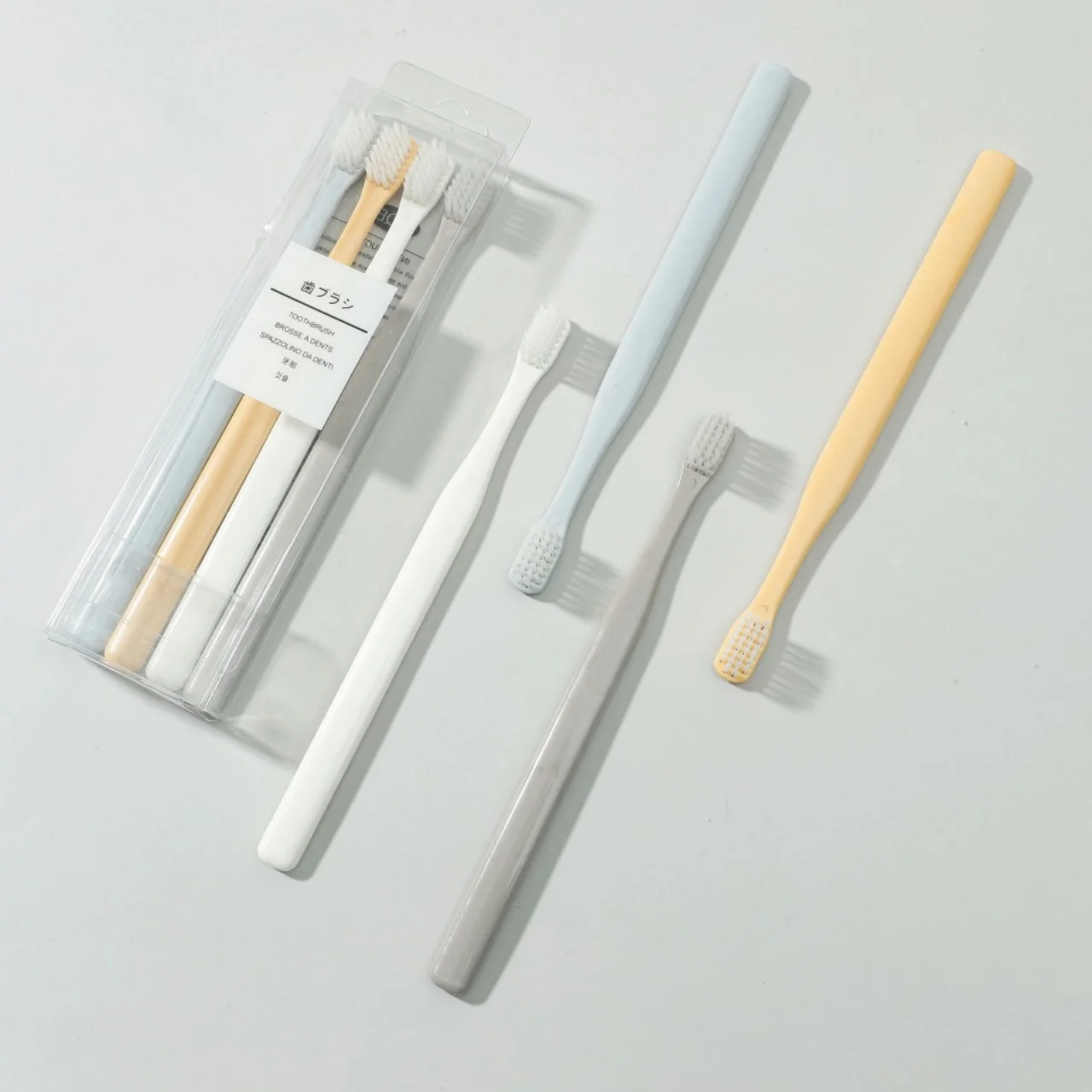 4 Pack Ultra Soft Bristle Toothbrush Cheap Ultra Soft Color Toothbrush Bulk Micro Nano 20000 Bristles