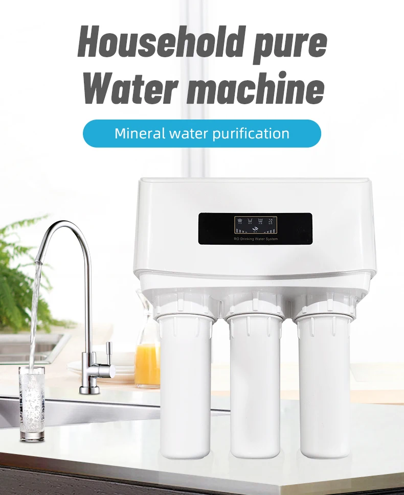 Household Commercial Ro Water Purifier 100gpd Reverse Osmosis Water Purification System For Home