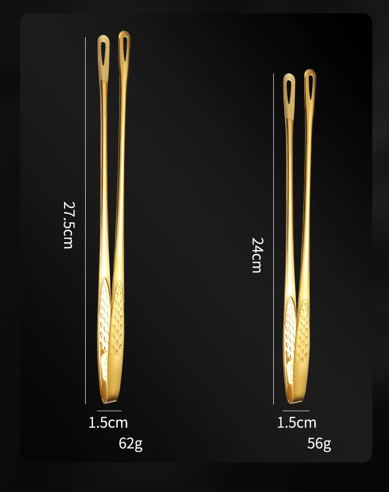 Extra Long Tweezer Tongs 304 Stainless Steel Kitchen Tong Bread Clip Pastry Clamp Barbecue Kitchen Tong for Cooking Sea Food