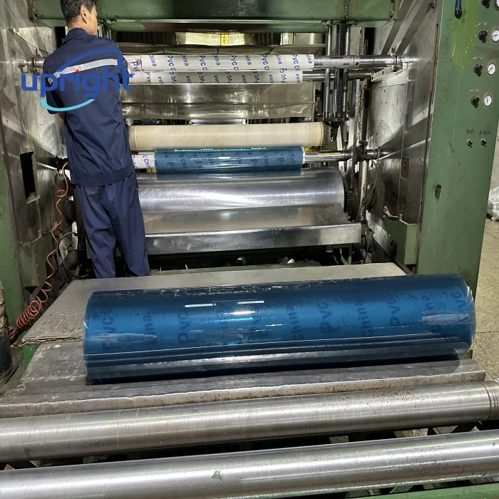 factory price custom flexible high gloss clear crystal soft plastic pvc film rolls glossy glass flex pvc sheet
